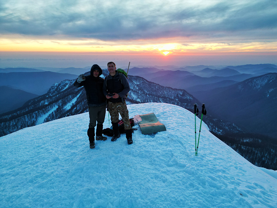 Вершина Амуко за день