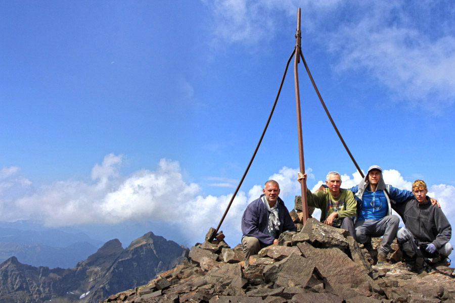 На вершине горы Агепста