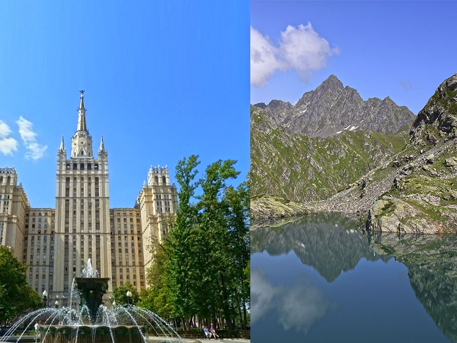 Акарагварта и Утаённые озёра Акарагварта (Пик Смидовича) - Утаёные озёра